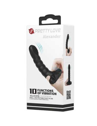 Pretty Love Alexander Finger Vibrator 10 Vibrations Black