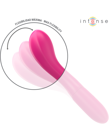 Intense Lisette Vibrator 19 Cm Flexible 10 Vibrations Pink