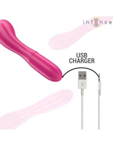 Intense Lisette Vibrator 19 Cm Flexible 10 Vibrations Pink