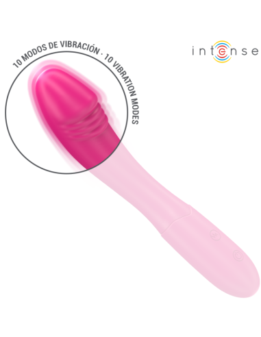 Intense Belinda Vibrator 19 Cm Flexible 10 Vibrations Pink
