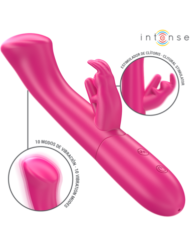 Intense Julieta Rabbit Vibrator 18.6 Cm 10 Vibrations Pink