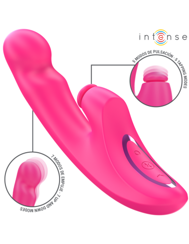 Intense Emi Vibrator 13.5 Cm Multifunction 3 In 1 10 Vibrations Pink