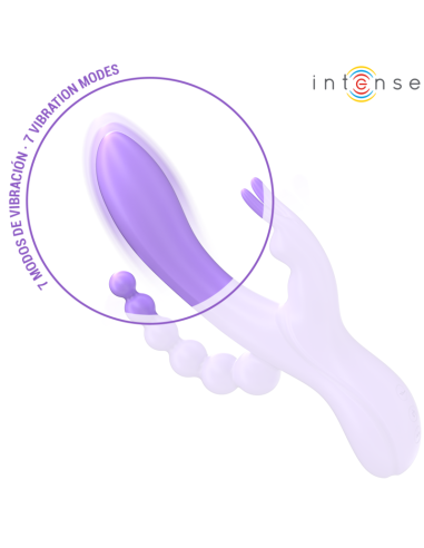 Intense Miko Triple Vibrator Rabbit & Stimulator & Anal 7 Vibrations Purple Intense Miko Triple Vibrator Rabbit & Stimulator & Anal 7 Vibrations Purple