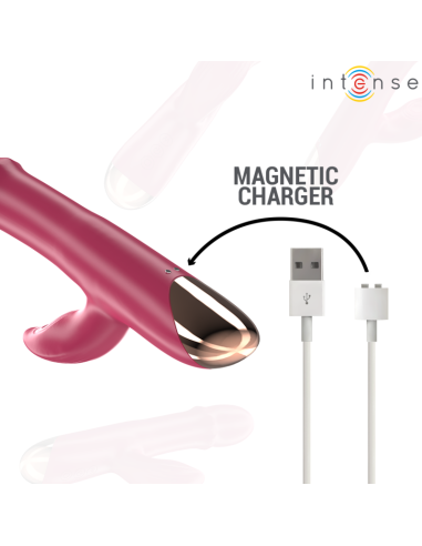 Intense Chloe Multifunction Vibrator 3 In 1 Red Intense Chloe Multifunction Vibrator 3 In 1 Red