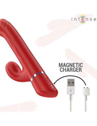 Intense Lele Multifunction Vibrator Rotating & Oscillation & Stimulation Red Intense Lele Multifunction Vibrator Rotating & Oscillation & Stimulation Red