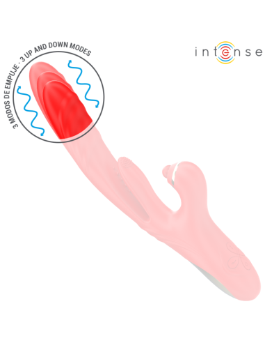Intense Rosalia Multifunction Vibrator 3 In 1 Red