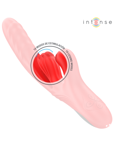Intense Rosalia Multifunction Vibrator 3 In 1 Red
