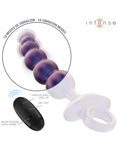 Intense Tito Vibrating Anal Plug Model 3 Remote Control