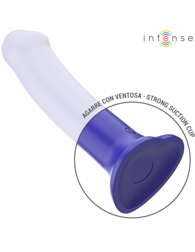 Intense Victoria Vibrator With Suction Cup 10 Vibrations Dark Blue Remote Control