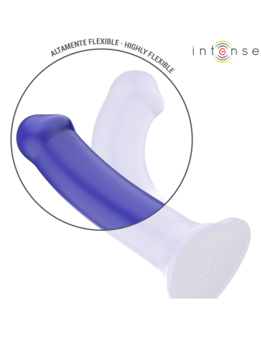 Intense Victoria Vibrator With Suction Cup 10 Vibrations Dark Blue Remote Control