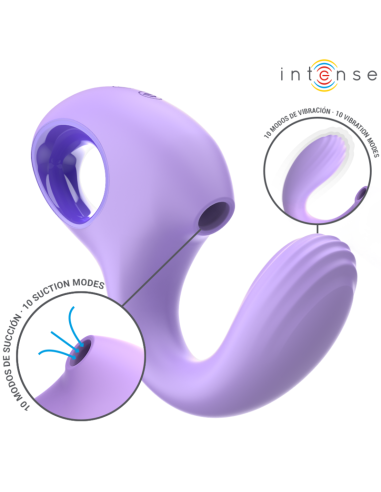 Intense Baxter Vibrator & Stimulator Violet Remote Control