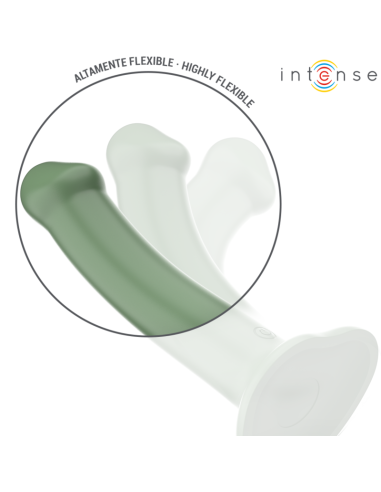 Intense Becca Vibrator With Suction Cup 10 Vibrations Green Remote Control