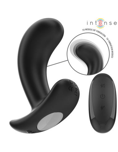 Intense Chandler Anal Plug 10 Vibrations Black Remote Control