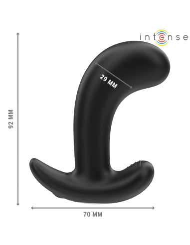 Intense Chandler Anal Plug 10 Vibrations Black Remote Control
