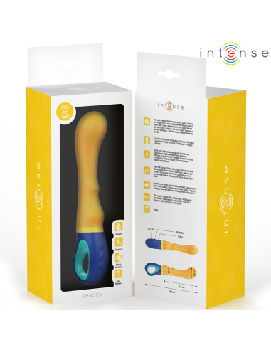 Intense Shaggy G-Spot Vibrator Yellow
