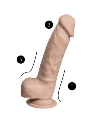 Silexd Model 1 Real Skin Realistic Penis Thermo Reactive 17.8 Cm Flesh