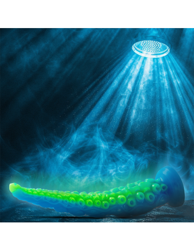 Epic Scylla Fluorescent Thin Tentacle Dildo Small Size