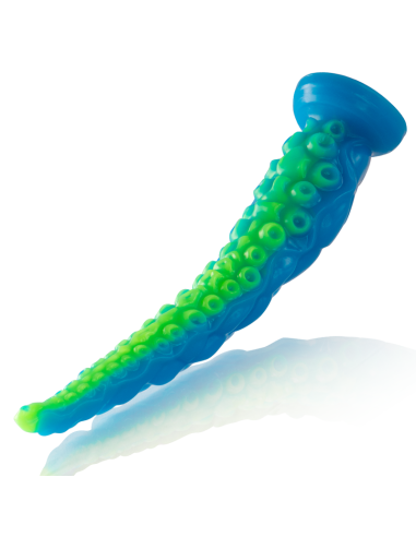 Epic Scylla Fluorescent Thin Tentacle Dildo Large Size