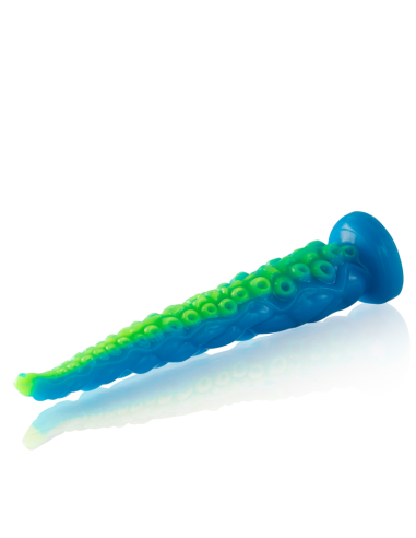 Epic Scylla Fluorescent Thin Tentacle Dildo Large Size