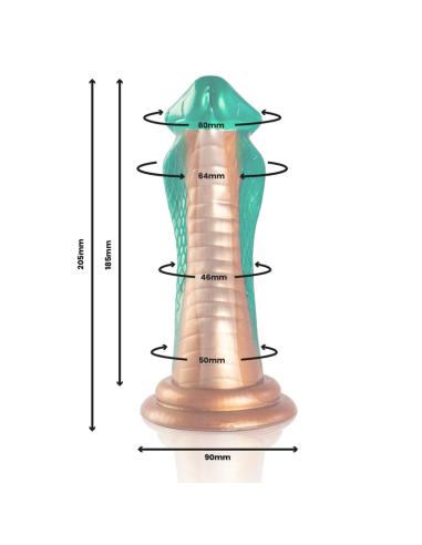 Epic Python Dildo Cobra Green Epic Python Dildo Cobra Green