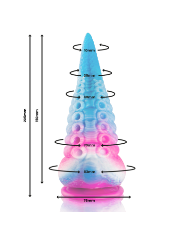 Epic Phorcys Blue Tentacle Dildo Big Size Epic Phorcys Blue Tentacle Dildo Big Size