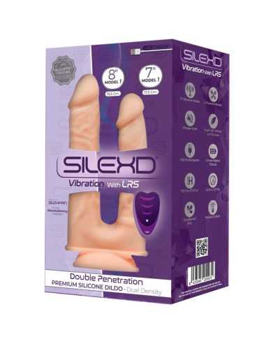 Silexd Model 1 Realistic Penis Double Penetration Vibrator Premium Silexpan Silicone Remote Control 17.5 / 19.5 Cm