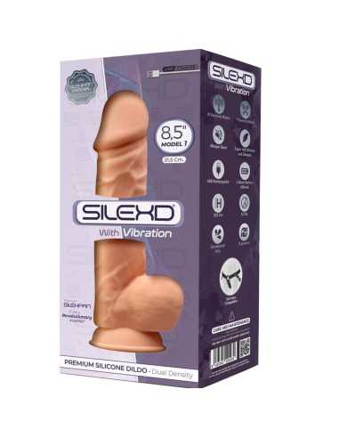 Silexd Model 1 Realistic Penis Vibrator Silicone Premium Silexpan 21.5 Cm