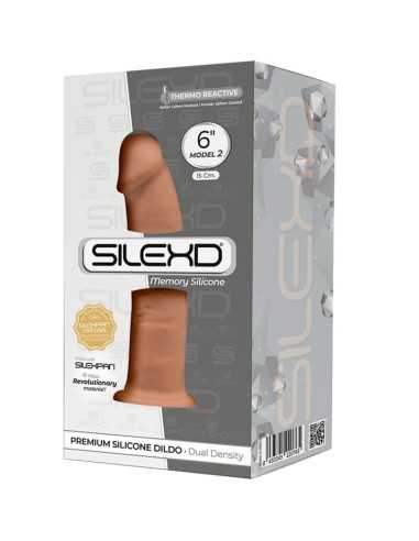 Silexd Model 2 Realistic Penis Premium Silexpan Silicone Caramel 15.4 Cm