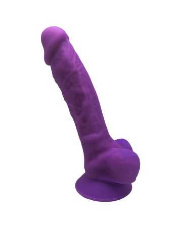 Silexd Model 1 Realistic Penis Premium Silexpan Silicone Violet 17.5 Cm