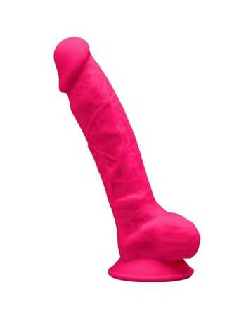 Silexd Model 1 Realistic Penis Premium Silexpan Silicone Fuchsia 17.5 Cm