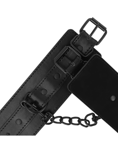 Intense Fetish Vegan Leather Handcuffs