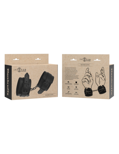 Intense Fetish Vegan Leather Handcuffs