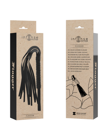 Intense Fetish Vegan Leather Flogger