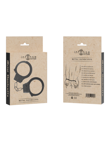Intense Fetish Metal Handcuffs