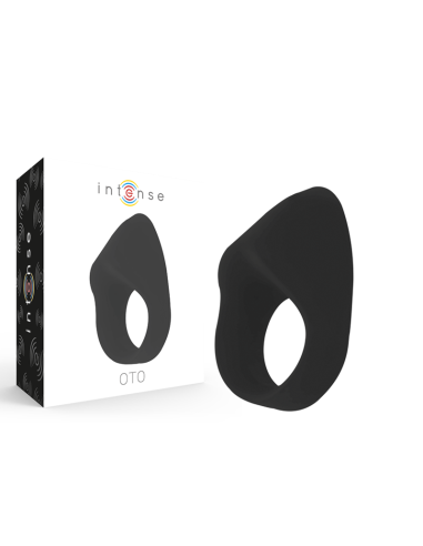 Intense Oto Black Rechargeable Vibrator Ring