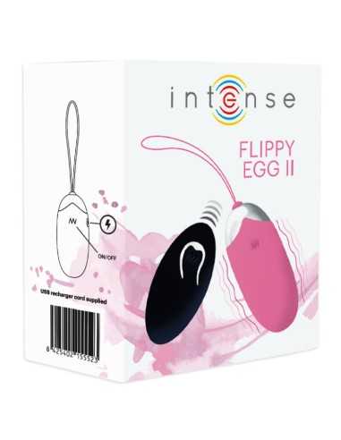 Intense Flippy Ii Vibrating Egg With Remote Control Pink Intense Flippy Ii Vibrating Egg With Remote Control Pink