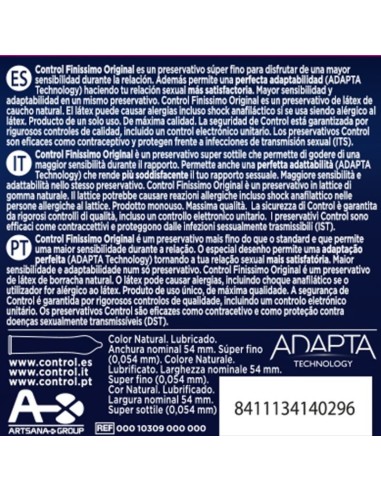 Control Finissimo Condoms 3 Units