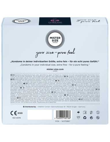 Mister Size Condoms Size Xxl 64 Mm (36 Units)