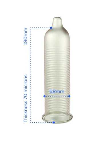 Pasante Condoms Warming Effect Bag 144 Units