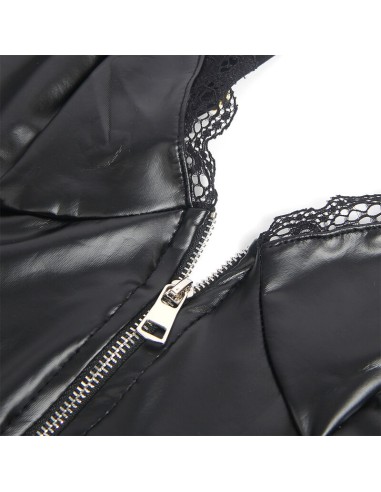 Subblime 955458 Black Leather Zipper...