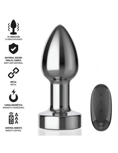 Intense Anal Plug 10 Vibrations Metal...