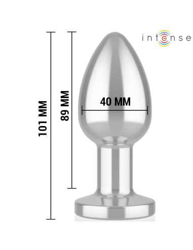 Intense Anal Plug 10 Vibrations Metal...