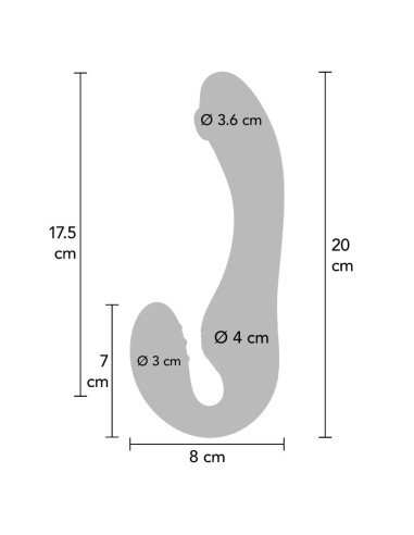 Xocoon Vibrador Strap On 2 Em 1 Sem... Xocoon Vibrador Strap On 2 Em 1 Sem...