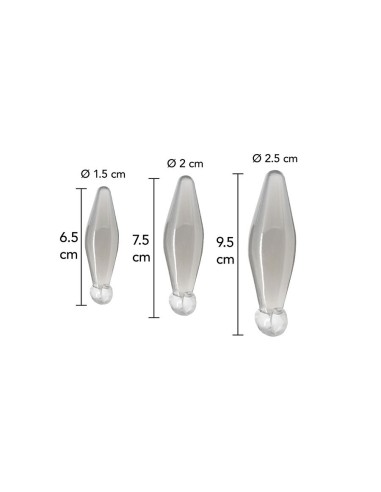 Toyjoy Anal Play 3 Piece Transparent...