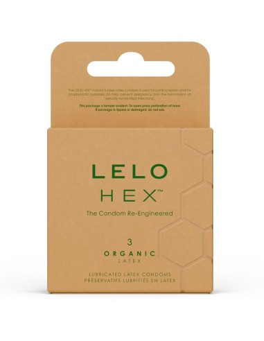 Lelo Hex Organic Condom Box 3 Units