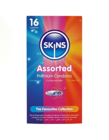 Skins Assorted Premium Condoms Pack 16