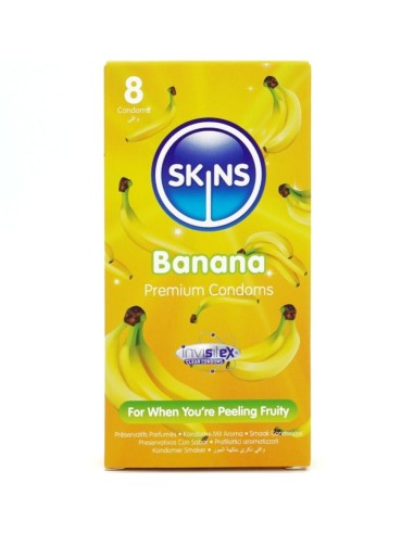 Skins Banana Premium Condoms Pack 8