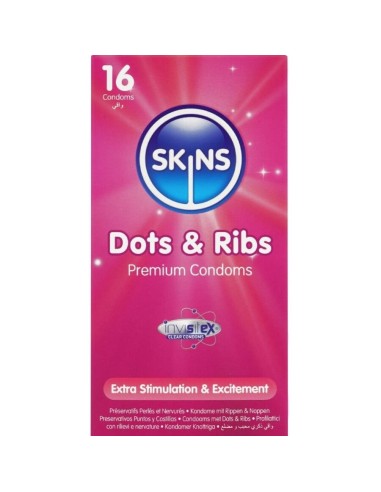 Skins Dots & Ribs Premium Condoms...