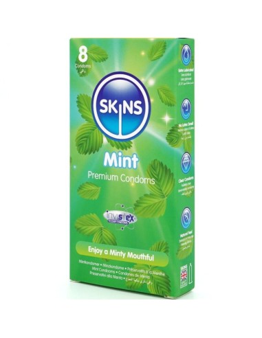 Skins Mint Premium Condoms Pack 8