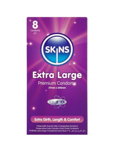 Skins Tamaño Xl Preservativos Premium... Skins Tamaño Xl Preservativos Premium...